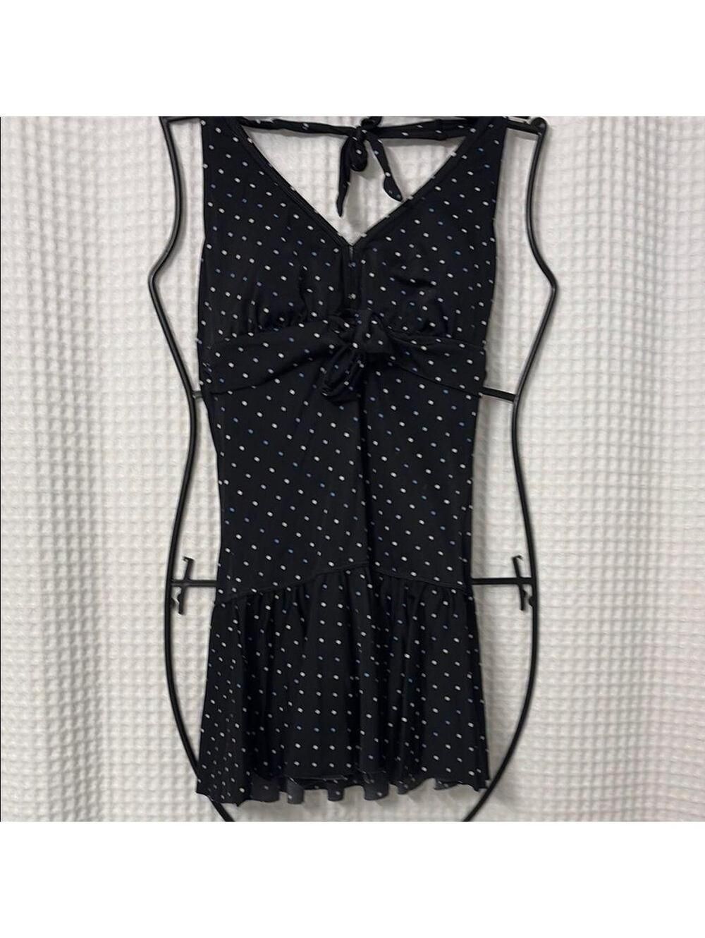 Fashion Bug Women's Black and White Swimsuit-one-piece
